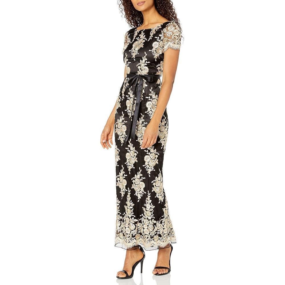 Tahari ASL Cap Sleeve Evening Gown Size 10